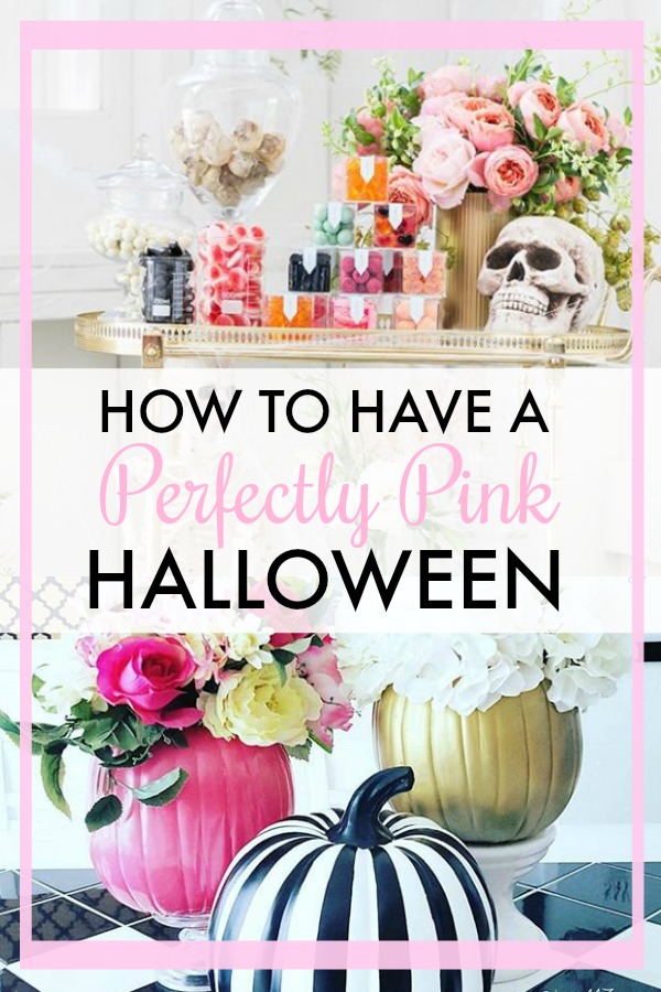 Think pink this Halloween! Check out this round-up for decor inspiration for the pastel princess under your spooky exterior.
